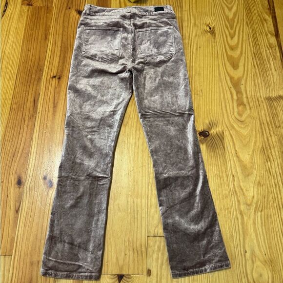 Paige Womens Cindy Straight in Warm Suede Velvet 28 Grunge Boho $219 - Picture 14 of 14